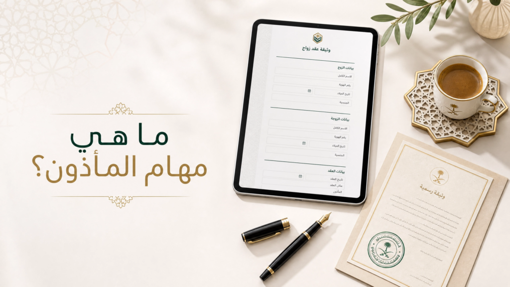 مهام المأذون الشرعي | مسؤولياته واختصاصاته في عقد النكاح