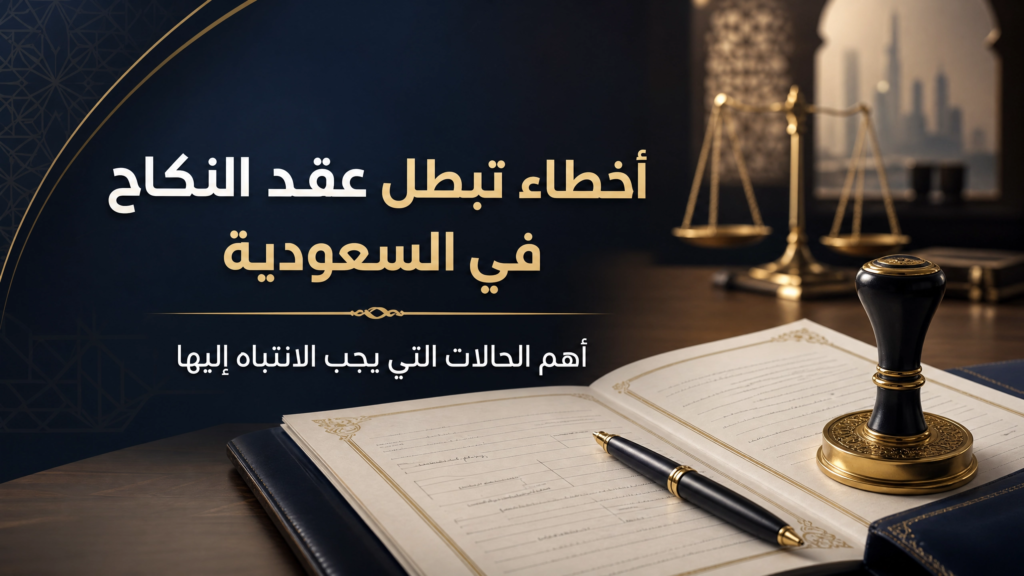 أخطاء تبطل العقد