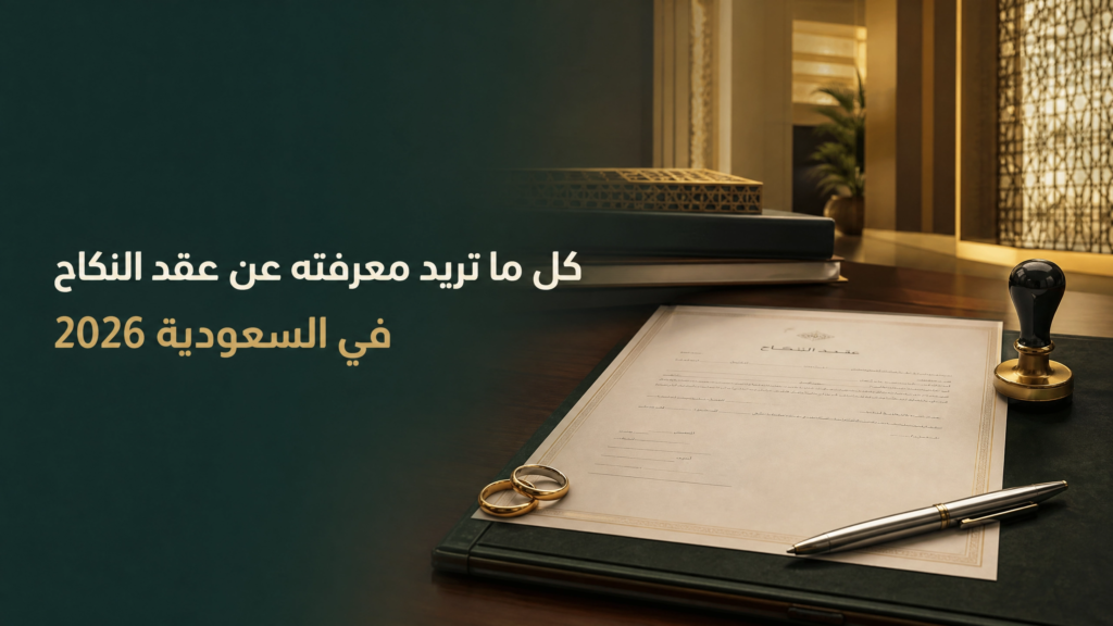 عقد النكاح في السعودية