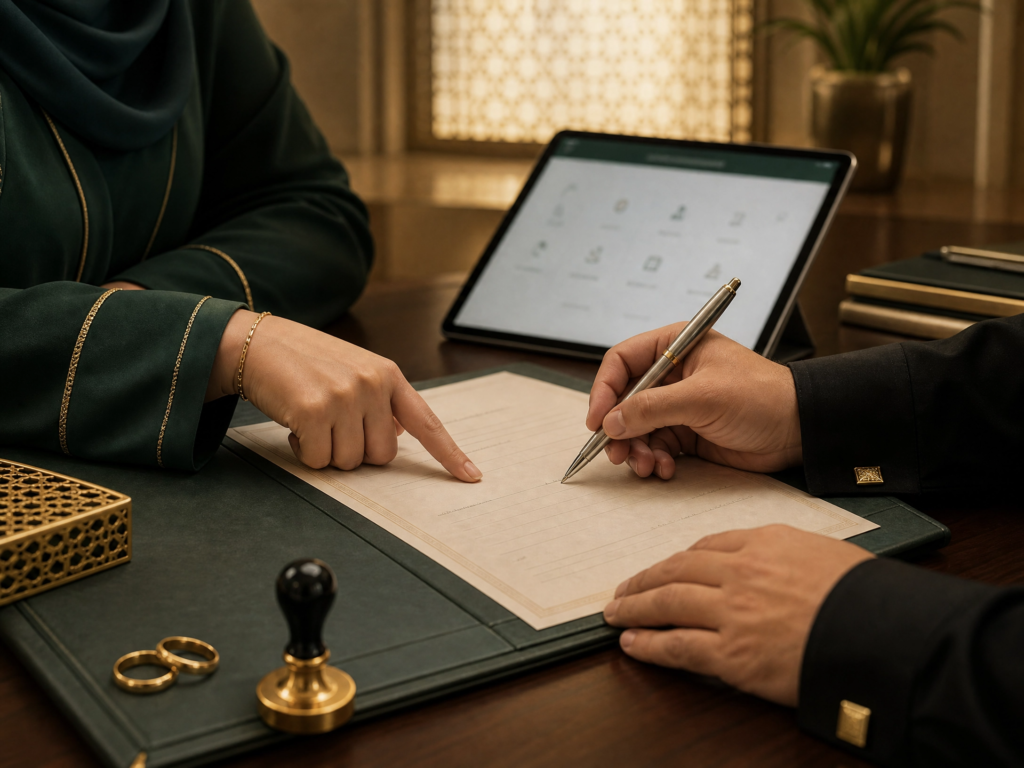 عقد النكاح في السعودية