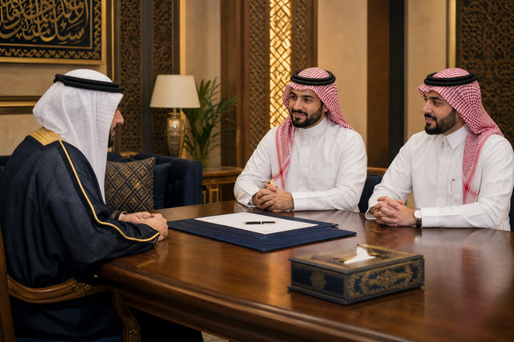 ماذا يقول المأذون أثناء العقد